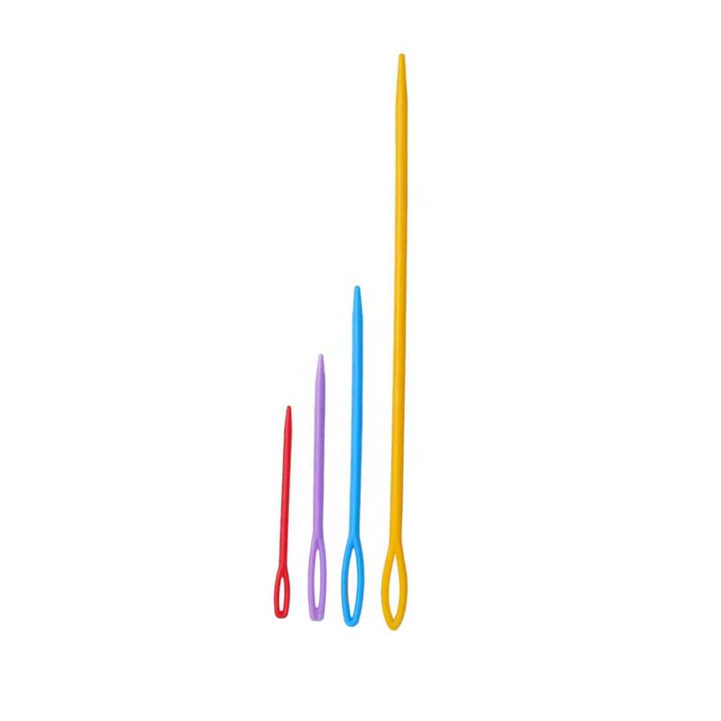 Large Eye Plastic Needle Set (5.5, 7, 9, 15 cm) for Hand Sewing, Lacing, Darning, Threading, Weaving - Pack of 4-image-20