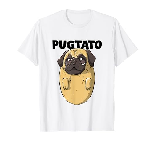 Pugtato Pug Lover Pug Dogs Cute Pug Face Funny Carlin Owner Pug Owner Carlin T-Shirt