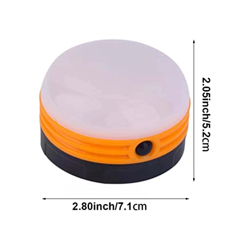 Led Portable Camping Lantern Mini Size With Aluminium Hook Aa Battery 3 Mode Waterproof Tent Lamp Outdoor #TOP2