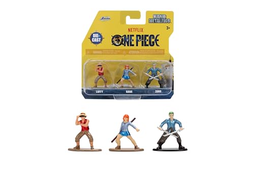 Jada aiutami a Creare Una Scheda Prodotto per Amazom, in Italiano, con Titolo, Bullet Points, Descrizione, per Questo Articolo One Piece 3-Pack Nanofigs, 9337507314R00