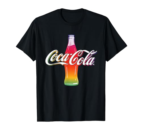 Bouteille Coca Cola Multicolore T-Shirt, Homme, Noir, XXL