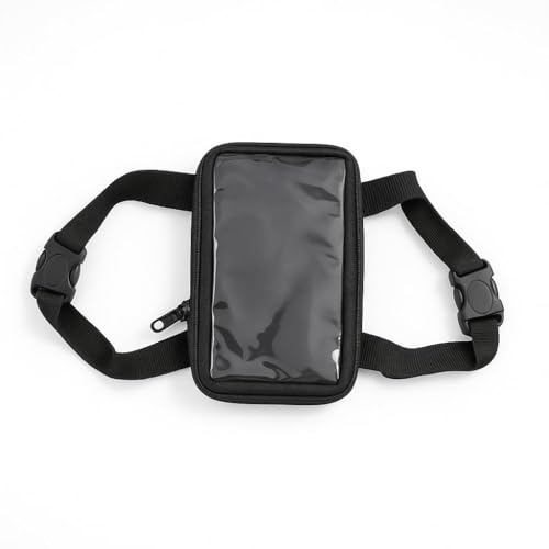 Image of Universal Mobile Holder /Stand /Mount Pouch for Scooters & Scooty (Honda Dio Compatible) | Waterproof Touch Screen Mobile Holder for Bike & Scooter Handlebar