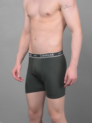 Image of Dollar Lehar Mens Combed Cotton Trunk - Actual Colour May Vary