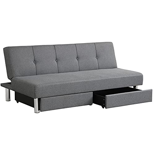 Giantex 3-Seat Convertible Sofa Bed, Long Sofa...