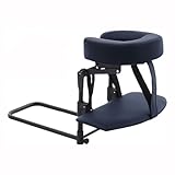 SJMDSDSC Massage Tischaufsatz/Mobile Kopfstütze Massagetisch Ersatz Verstellbares U-förmiges Kissen für Schönheitsbett Universal mit Gesichtskissen Masaje Con Colchón(14-45cm,Blue)