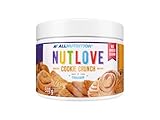 ALLNUTRITION Nutlove Cinnamon Cookie Crunch Biscuit - Brotaufstrich ohne Zucker - Zuckerfreier Keks Crunchie - Zuckerfreie Nutrition Creme - Zuckerfreie Süssigkeiten - Aufstrich ohne Zucker - 500g