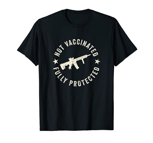 Anti vaccins non vaccinés entièrement protégés 2A anti vax T-Shirt