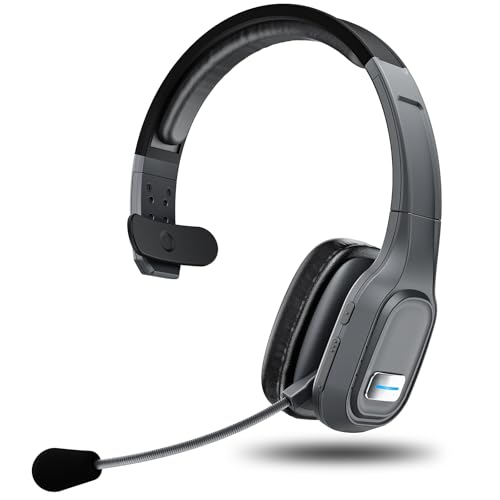 Bluetooth Headset, 60Hrs Working Time Noise Canceling,