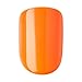 imPRESS Color Press On Nails, ‘'Sweet Mango', Solid Orange, Short Squoval, PureFit Technology, Patented Super Hold Adhesive, Chip Proof, Smudge Proof, Mini Nail File, Manicure Stick & 30 Fake Nails