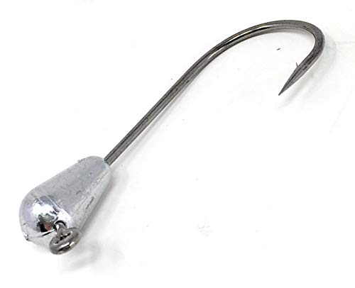 Wtrees #2741 Best Jigheads Dart Shad Round Tube Jigh Head Kit for Bass