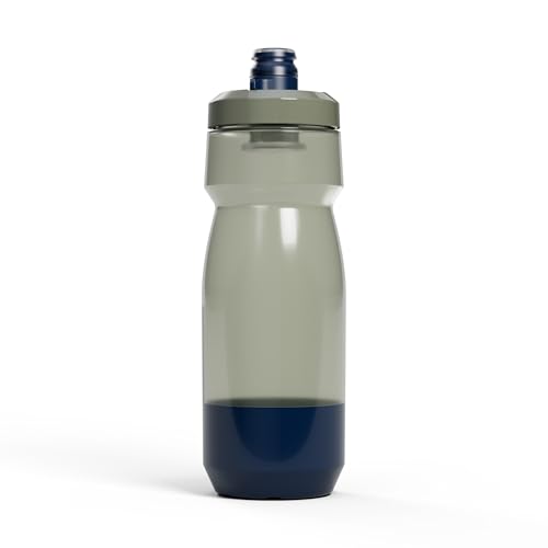 Image of CamelBak Podium Bike Squeeze Water Bottle, High Flow Easy Squeeze Design for Cycling Performance, 24oz, Mercury Fog