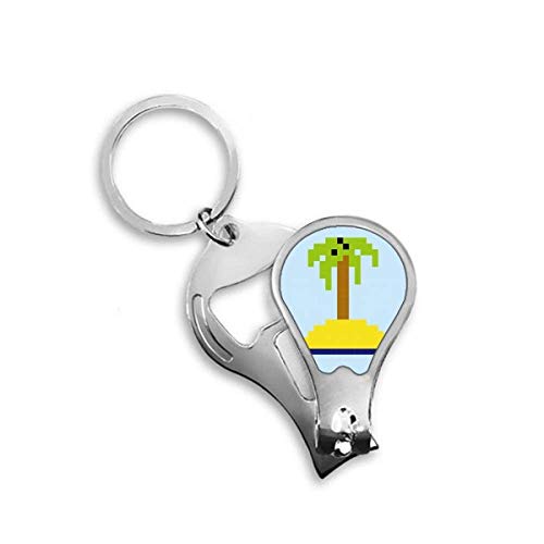 Coupe-ongles pixel arbre d été accessoire pédicure ongles épais coupe droite