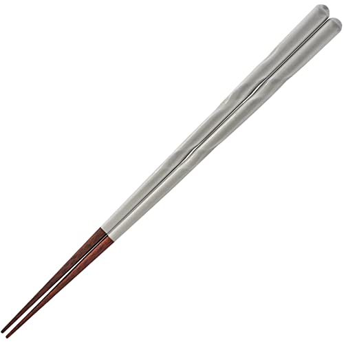 サニーライフデザイン(Sunny Life Design) PINGTO 若狭塗 箸 食洗機対応 おしゃれ 天然木 先角 23cm Lino リノ グレー 日本製 147160