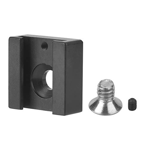 Soporte de Zapata para cámara de 1/4' | Adaptador de Flash de aleación de Aluminio para micrófono y | Soporte para trípode/Jaula/Accesorios de Estudio con Tornillos