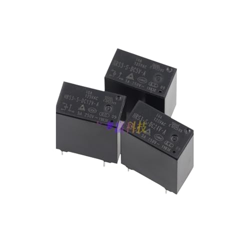 Composant électronique HRS3-S-DC24V-C 5 broches lot de 10 relais de commutation PCB