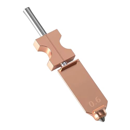 0.6MM Integrated Hotend Upgraded Stainless Steel Nozzles for Flashforge AD5X, Quick-Swap Printhead All Metal Extruder Bi