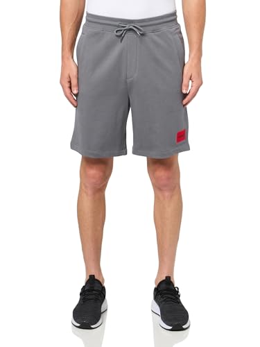 HUGO Mens Square Logo Pull on Jersey Shorts