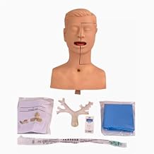 PVC Suck Sputum Practice Model Manikin Advanced Airway Management Trainer Intubation Manikin Suction Tube Nasal Oral Anatomy for Nurse Apprentice Doctor Teaching