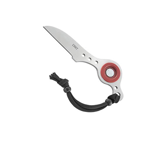 CRKT Cling-On Neck Fixed Blade Knife with Sheath, Plain Edge 5030