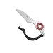 CRKT Cling-On Neck Fixed Blade Knife with Sheath, Plain Edge 5030