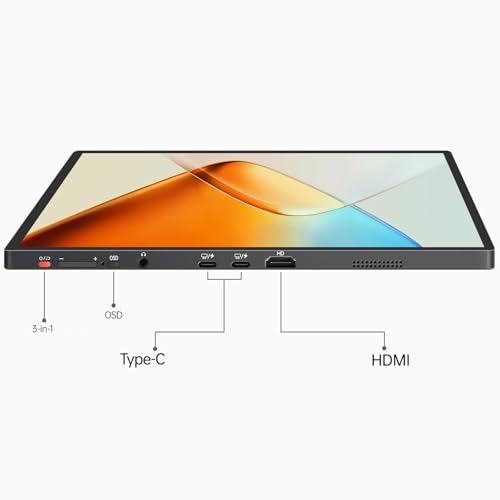 Image of Travel Screen Portable Display 16-inch 3K Ten-Point Touch Game Console Extended Sub-Screen 60 Hz Refresh Rate Gaming