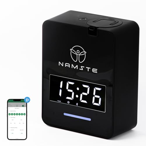 Namste Waterless Diffuser - Smart Oil Level Monitoring,HVAC System, Essential Oil Diffuser Large Room,3000 Sq Ft Coverage,Bluetooth Control,Hotel Collection Diffuser,Cold Air Tech for Home,Office
