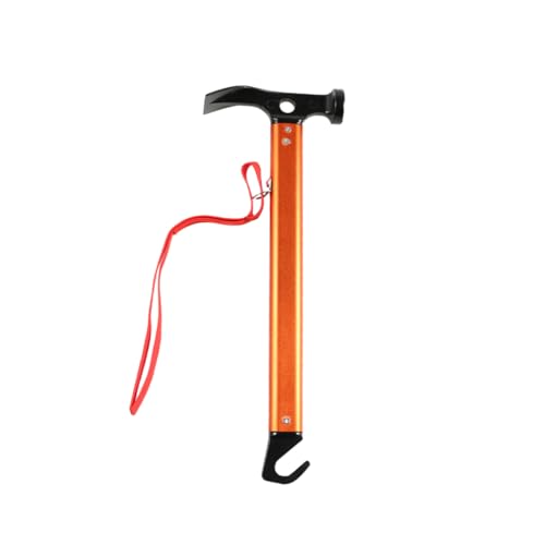BESPORTBLE Aluminum Alloy Tent Peg Stake Hammer Tent Mallet Hammer Puller Hook Lightweight Camping Accessory