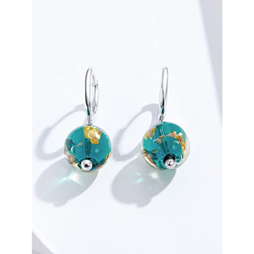 Boucles d'oreilles vert argent : cadeau idéal de mariage - 3