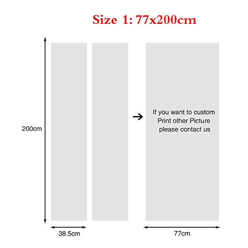 CBWRAW Zelfklevende 3D-deurmuurschilderingen Decor Stickers Bloem Bruiloft Thema Kunst Canvas Decal Behang Zelfklevend… - Afbeelding 6