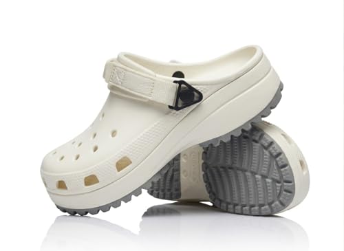 صندل وسليبر نسائي موديل Asbino من Project Z - نعل سميك مرتفع (Platform)، خامة EVA مريحة بفتحات تهوية ومضاد للانزلاق- الون ابيض - مقاس 38