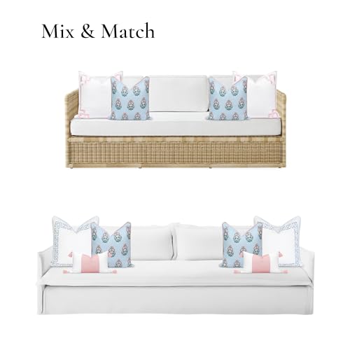 Hofdeco-Premium-Coastal-Patio-Indoor-Outdoor-Throw-Pillow-Cover-Only-18×18-Water-Repellent-for-Backyard-Couch-Baby-Blue-Blush-Pink-Floral-with-Piping Hofdeco Premium Coastal Patio Indoor Outdoor Throw Pillow Cover Only 18×18 Water Repellent for Backyard Couch Baby Blue Blush Pink Floral with Piping