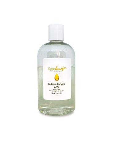 SODIUM LACTATE 60% USP Pure Natural Preservative Organic 12 OZ