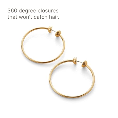 JENNY BIRD Icon Hoop Earrings - Medium3