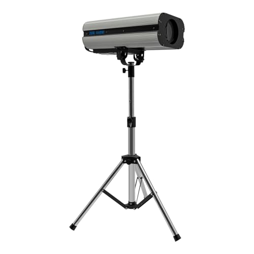 HY-H09 440W Stage Spotlight, Dual Control LED Follow Spot with Adjustable Aperture, DJ Wash Light for Theatres & Concerts