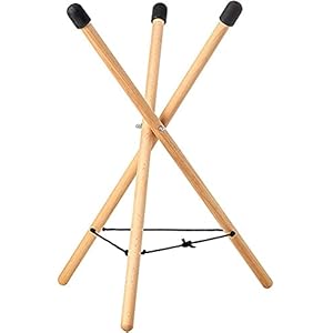 FDR Handpan Drum Stand hout snare stand Verstelbare driehoekige Snare Stand Massief Beuken Hout Ethereal Hand Drum Stand