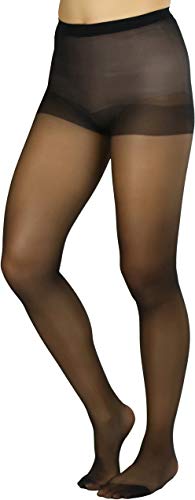 Image of ToBeInStyle Women's Control Top Sheer Footed Pantyhose Hosiery Tights Stockings
