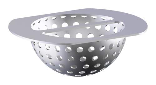 Preisvergleich Produktbild KESSEL Schlammeimer aus Edelstahl für Kastenrinnenbreite bis 158mm, DN 110 67304