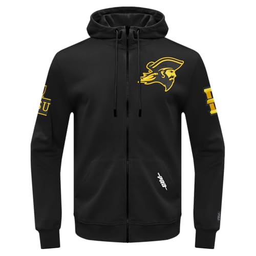Image of Pro Standard Mens College Classic Chenille Cotton Double Knit Full Zip Hoodie