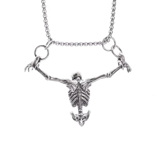 Collier tête de mort homme pour rompre la monotonie du look