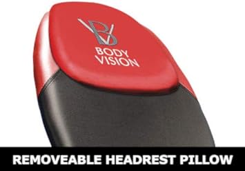 Body Vision IT9550 Deluxe Inversion Table with Adjustable Head Rest & Lumbar Support Pad, Heavy Dutyup to 250 lbs., Red