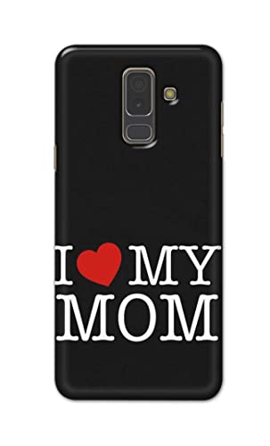 Image of PRINTFIDAA I Love My Mom Hard Back Cover for Samsung Galaxy A6 Plus (2018) (6.0 inch) / Samsung J8 (2018), J810F / DS Back Cover -(P6) KAT1006