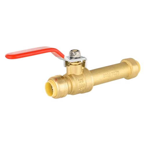 Válvula de latón EFIELD de 1/2 pulgada con conexión instantánea multi-material 6