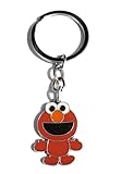 ELMO CARTOON CHARM KEYCHAIN KEY RING FOR ZIPPER PULL PURSE WALLET BACKPACK DIAPER BAG TOTE OR SMALL PET DOG CAT COLLAR