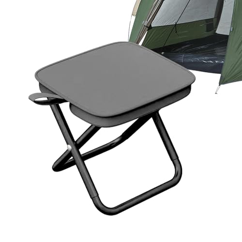 Samuliy Silla plegable – Taburete ligero para exteriores para picnic – Silla portátil estable con bolsa organizadora para viajes, camping, senderismo
