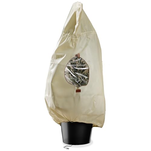 Bio Green Premium Kübelpflanzensack Window XXL | 180 x 120cm | Frostschutz & Winterschutz...