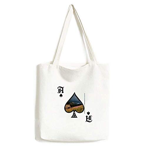 Sac lavable foresterie fini les taches avec ce sac de transport nature et poker spade