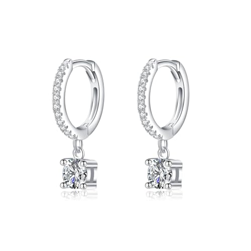 Sluynz SSE506-S 925 Sterling Silver Cz Hoop Earrings cover