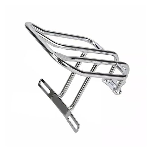Support porte-bagages moto rigide FLSTC fixation stable pack de voyage