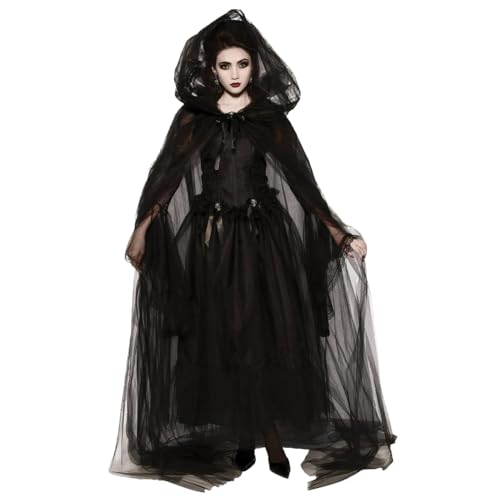 Costume de mariée fantôme pour manoir hanté et Halloween XXL