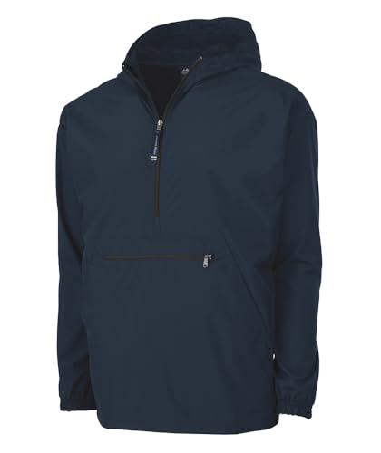 Image of Charles River Apparel Youth Pack-N-Go Pullover, Kids Lightweight Packable Water-Resistant Windbreaker